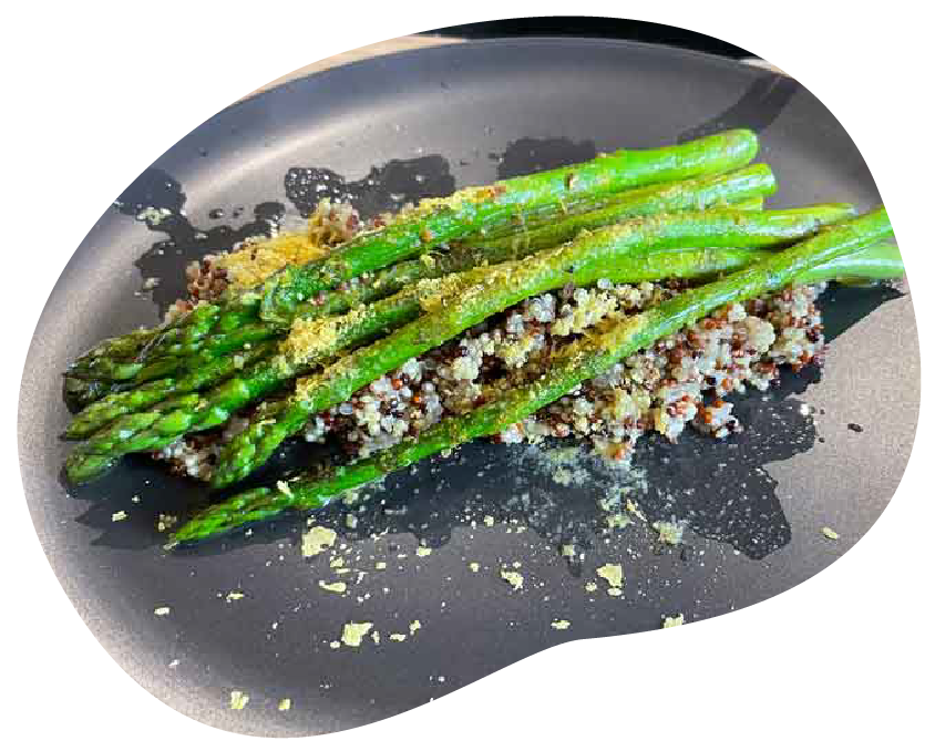 Asparagus quinoa