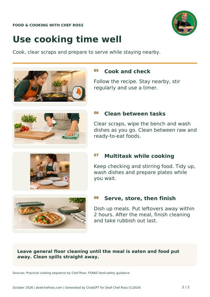 Kitchen management skills - page 2 Preview of Kitchen management skills, page 2 of 2. Select to read on screen.
